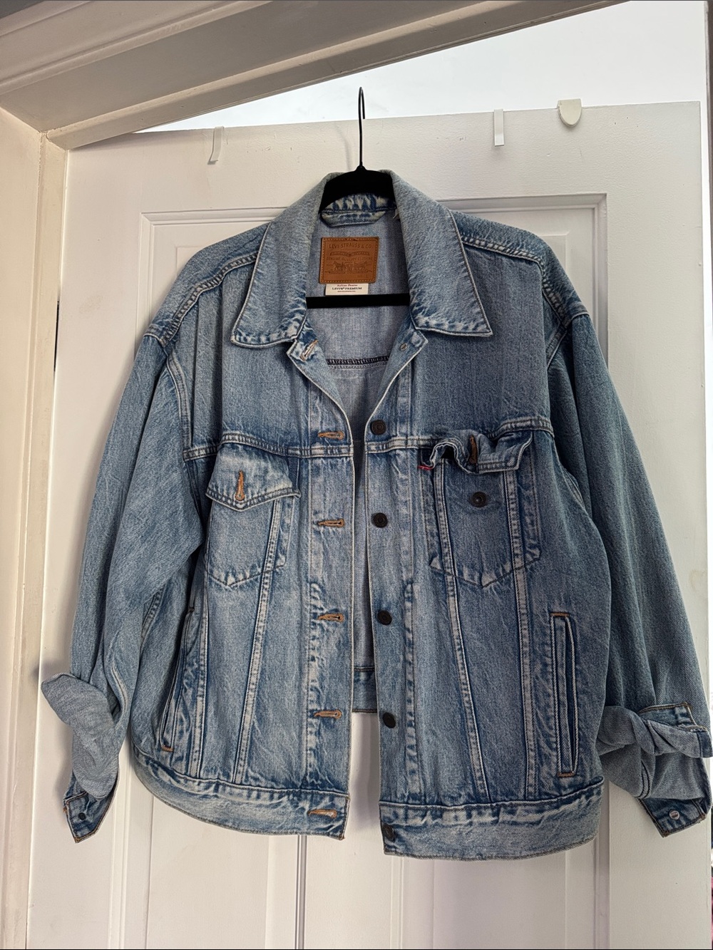 Levi's Light Blue Washed Denim Jacket - Men's
